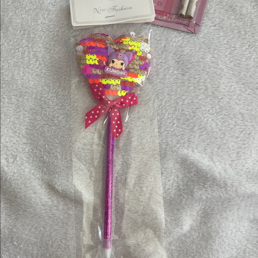 Hello Kitty Pink and White Kids lunch Bag Stationary Set nwt - Picture 6 of 11
